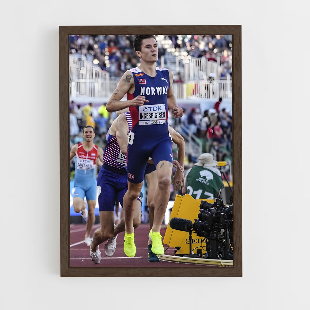 Poster Jakob ingebrigtsen – affiche Athlétisme (vue 5)